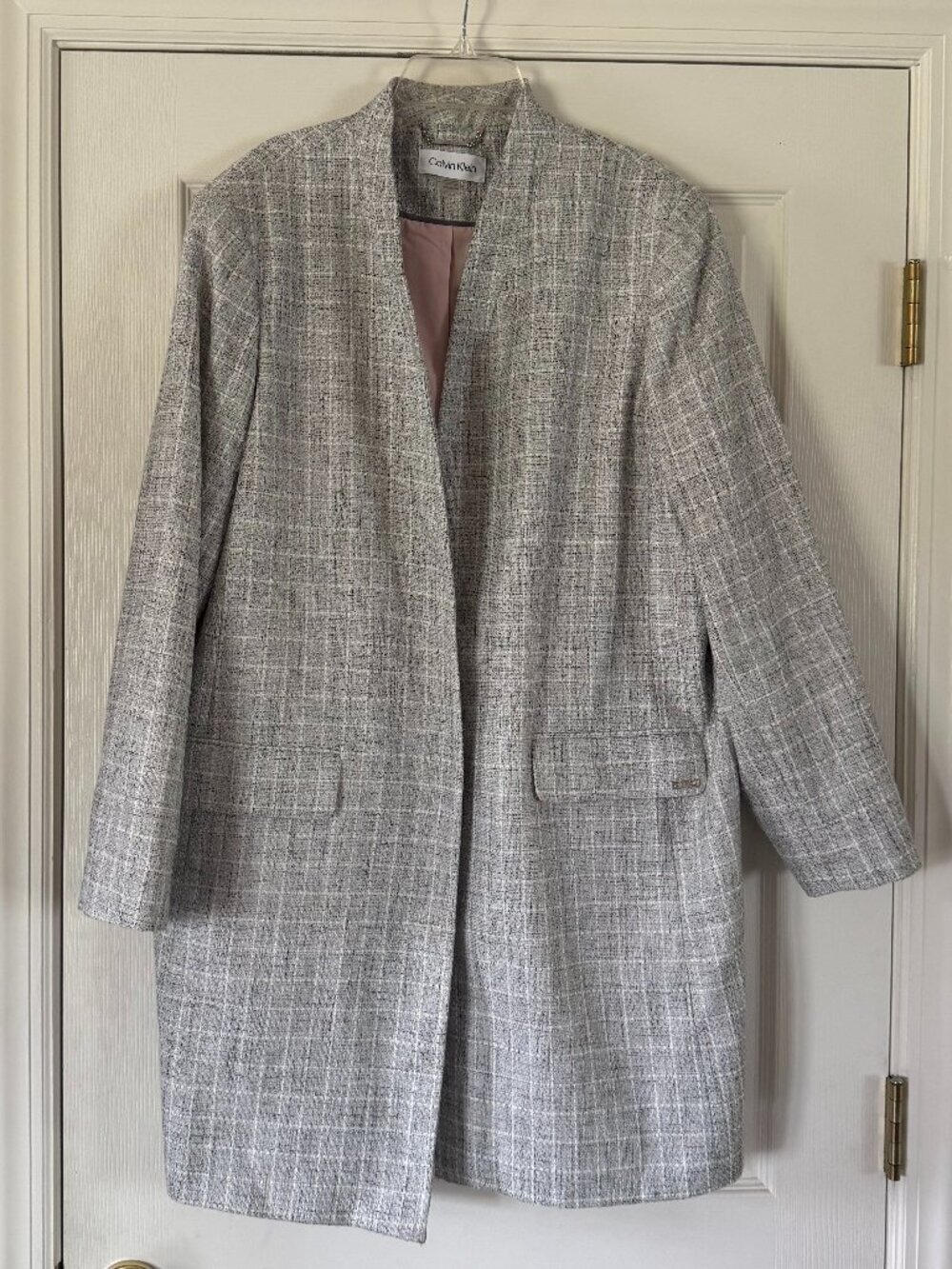 Calvin Klein Size 18W Gray Blazer